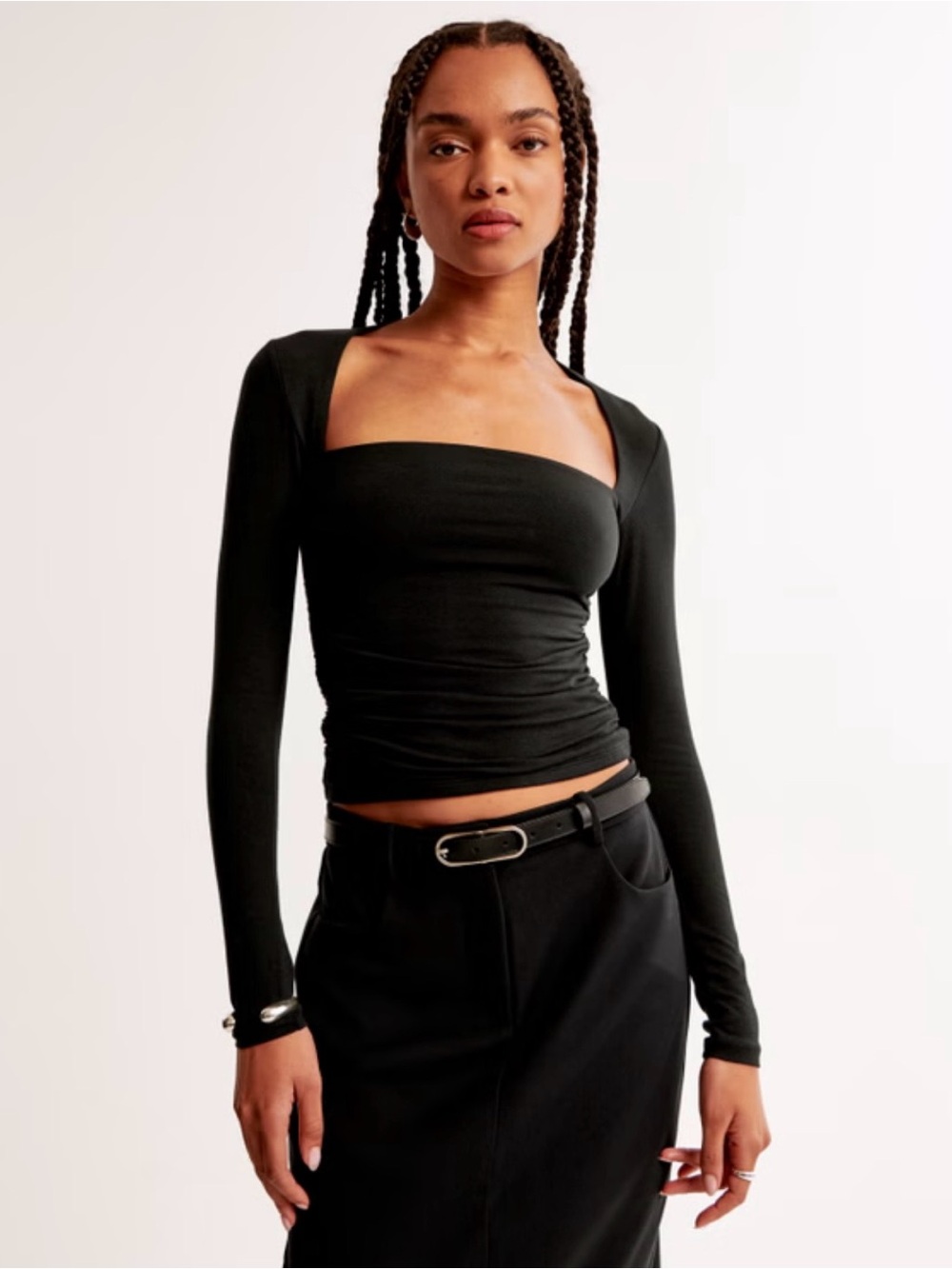 A&F Ava Square Neck Top